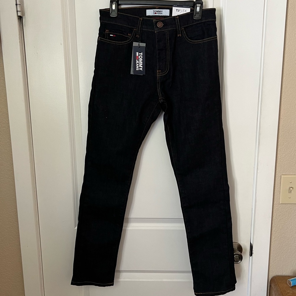 NWT Tommy Hilfiger Slim  Dark Wash Jeans